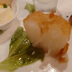 秀val kitchen Pomme - 大根の唐揚げの断面　これは面白くて美味しかった！