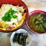 銀水食堂 - 遅れて漬物も( ´艸｀)