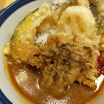 天丼てんや - 野菜カレー天丼、アップ