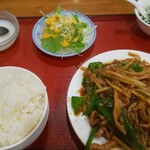 中華料理 帆 - 青椒肉絲定食