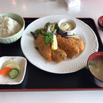 くまもと中央カントリークラブ - アジフライ定食