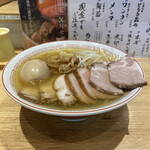 超多加水自家製手揉み麺 きたかた食堂 - 左から、豚バラ、鴨、肩ロース。