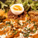 SPICY CURRY 魯珈 - ろかプレート 限定濃厚バターチキンマサラ