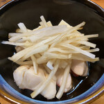 桂寿司 - 金目鯛、豆腐、大根の自家製ポン酢和え