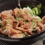 Teitoushitsu Kafe Ando Ba Hanabi - 豚肉とキノコのスタミナ丼