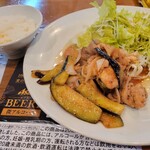 Koshi Do - 若鶏と茄子のステーキ　ランチ。