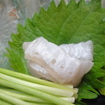 博多料亭 稚加榮 - ヒラメのエンガワ