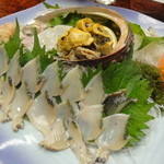 博多料亭 稚加榮 - 鮑刺し