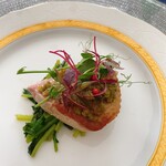 O RESTO la med. - 本鮪のレアステーキ　サルサヴェルデ