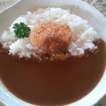 カレーハウス田園 - レディースランチ＆クリームコロッケ