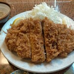 林や - 特上ロースかつ定食1380円