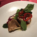 キュイエット - お魚のメイン。鯛。一口もらった