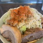 かじろうramen7 - ラーメン小、野菜、脂、ニンニク