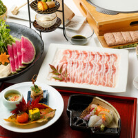 【ランチ限定】先付～八寸～お造り～豆乳しゃぶしゃぶ【緑水～RYOKUSUI～】