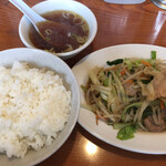 大陸 - 肉野菜定食¥800