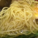 喜喜屋 -  鶏塩ラーメン　麺UP　201206