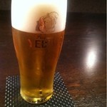 エビスビール（700円）