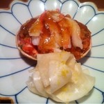 香箱蟹と蕪の千枚漬
