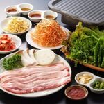 韓式烤豬五花肉套餐