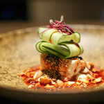 眞善美 - ヨダレ鶏 豆腐のソース☆