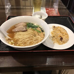 Chuukaryouri Gingarou - ラーメン＋半チャーハンセット