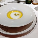 レストラン三星 - ポタージュ(かぼちゃ)