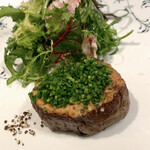 キノシタ - 八千代黒牛フィレ肉ロースト マスタードソース