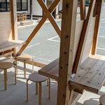 石臼十割そば 森久 - テラス席