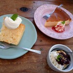 とら吉 - 全部に ケーキ飲み物つきました