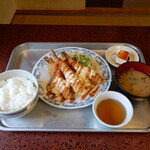 ふじや食堂 - エビフライ定食￥750