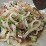 吉見うどん - 七色を振って