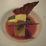 SALONE 2007 - 苺のズペッタに浮かべたサンブーカのセミフレッド