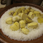 銀座 奥田 - 栗ご飯