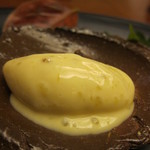 銀座 奥田 - 栗アイス