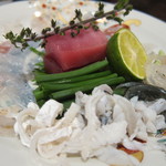 舞桜 - 河豚づくし～テッサ刺身盛合せ
