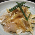 舞桜 - 河豚と白菜和え物