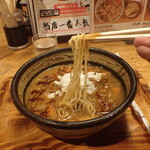 鳳食堂 - ライスinカレーラーメン（麺）