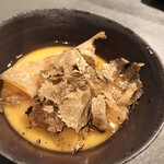 U.KAI - フカヒレとホタテ、とにかくフカヒレがたっぷり入った茶碗蒸し✨サマートリュフ掛け