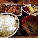 Tsukino - 炭火焼鳥定食（タレ味）