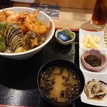 季旬 やま田 - 天丼ご飯大盛り
