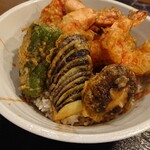 季旬 やま田 - 天丼アップ
