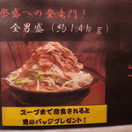 今里わっしょい - 全男盛りは凄い量！！