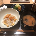 にい留 - 天バラ&蜆赤出汁&香の物