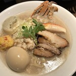 鴨出汁中華蕎麦 麺屋yoshiki - 特製蟹出汁クリーミー中華蕎麦