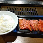 焼肉ANDY - 黒毛和牛焼肉定食（カルビ）千円