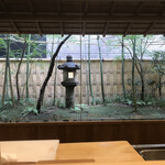 赤坂 菊乃井 - 席からの風景