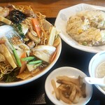 中華料理 縁 - 五目あんかけかたやきそば￥859