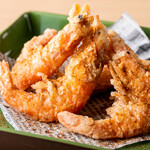 Spicy fried soft shell shrimp