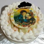 ラ・ブランシュ - メロンのショートケーキ7号サイズ(キャラクタープレート鬼滅の刃)