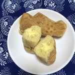 むっちゃん万十 - クリーム断面